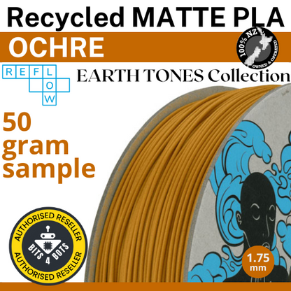 Sample - Reflow Recycled Matte PLA - Earth Tones
