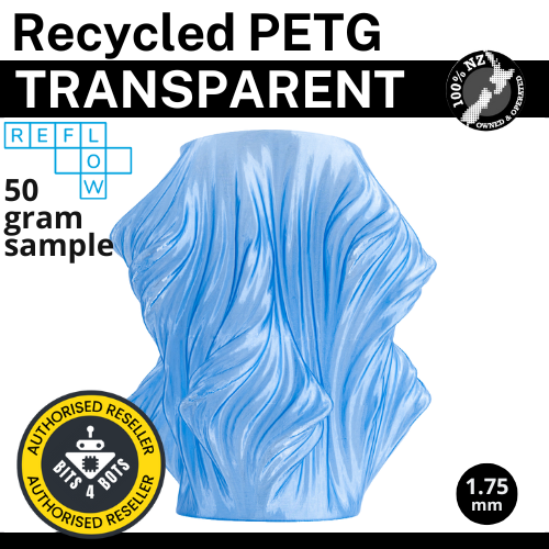 Sample - Reflow Recycled PETG - Clear and Natural Collection