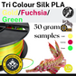 Sample - Gsun Tri-Colour Silk PLA Filament
