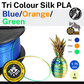 Gsun Tri-Colour Silk PLA Filament