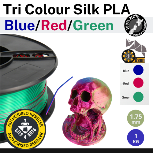 Gsun Tri-Colour Silk PLA Filament