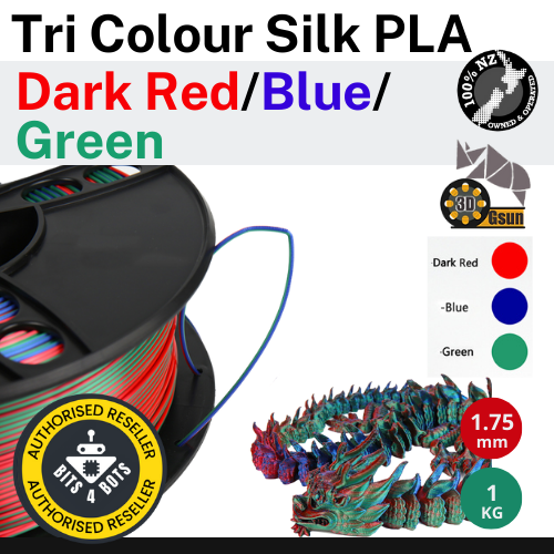 Gsun Tri-Colour Silk PLA Filament