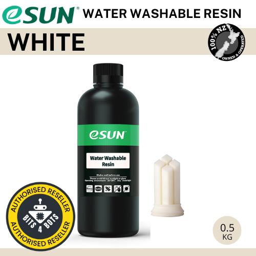 eSun WATER WASHABLE resin for LCD/DLP 3D Printing White 