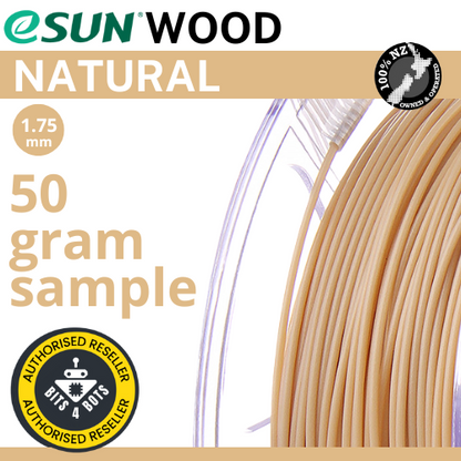 50 gram sample - eSun Wood 1.75mm Filament
