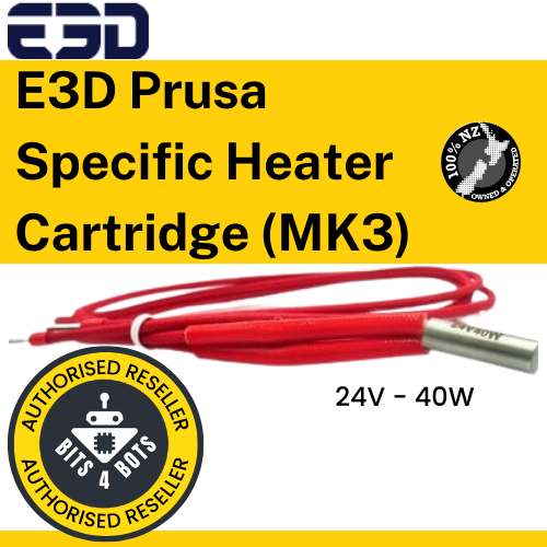 E3D Prusa Specific Heater Cartridge (MK3) 24V 40W