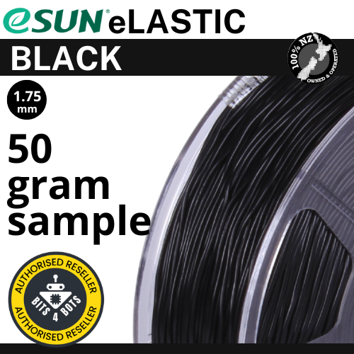 50 gram sample - eSun eLASTIC (TPE/FLexible) 1.75mm Filament