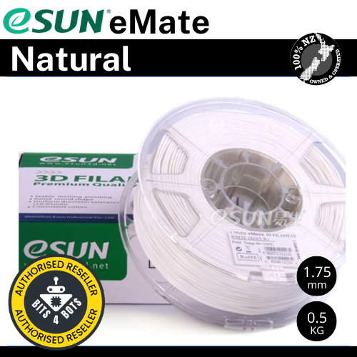 eSun eMATE Natural 1.75mm Filament 0.5kg