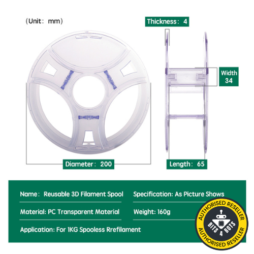 eSun 3D Filament Spool for Refilament