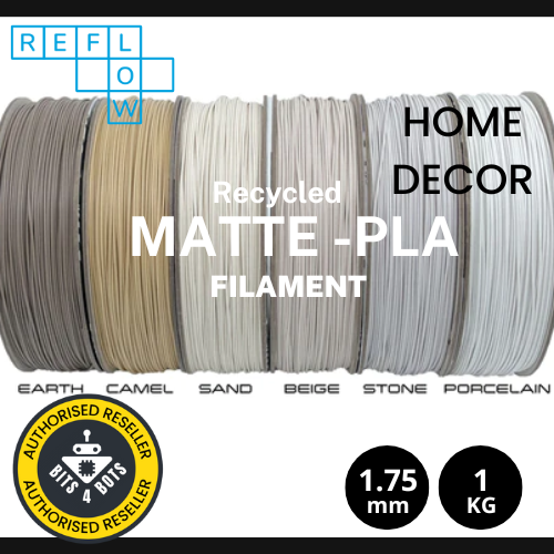 Reflow Recycled Matte PLA - Home Decor