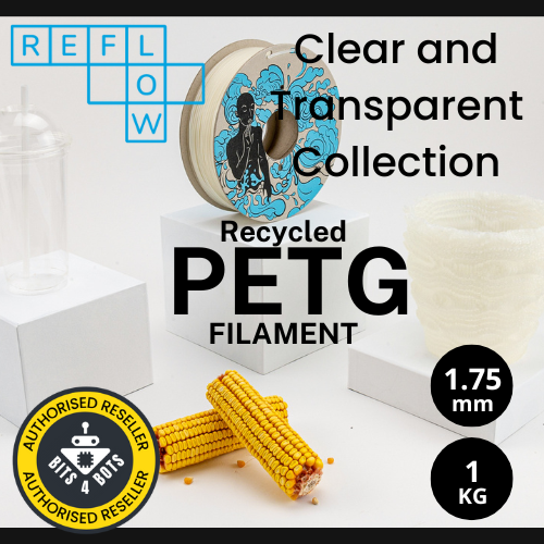 Reflow Recycled PETG - Clear and Natural Collection 1.75mm